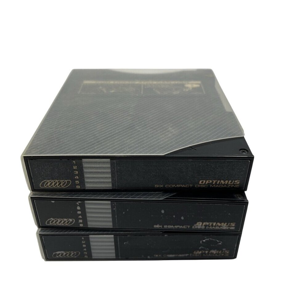 Optimus PRW1141 9X Multi Company Disc Player Magazine For Home And Car Lot Of 3